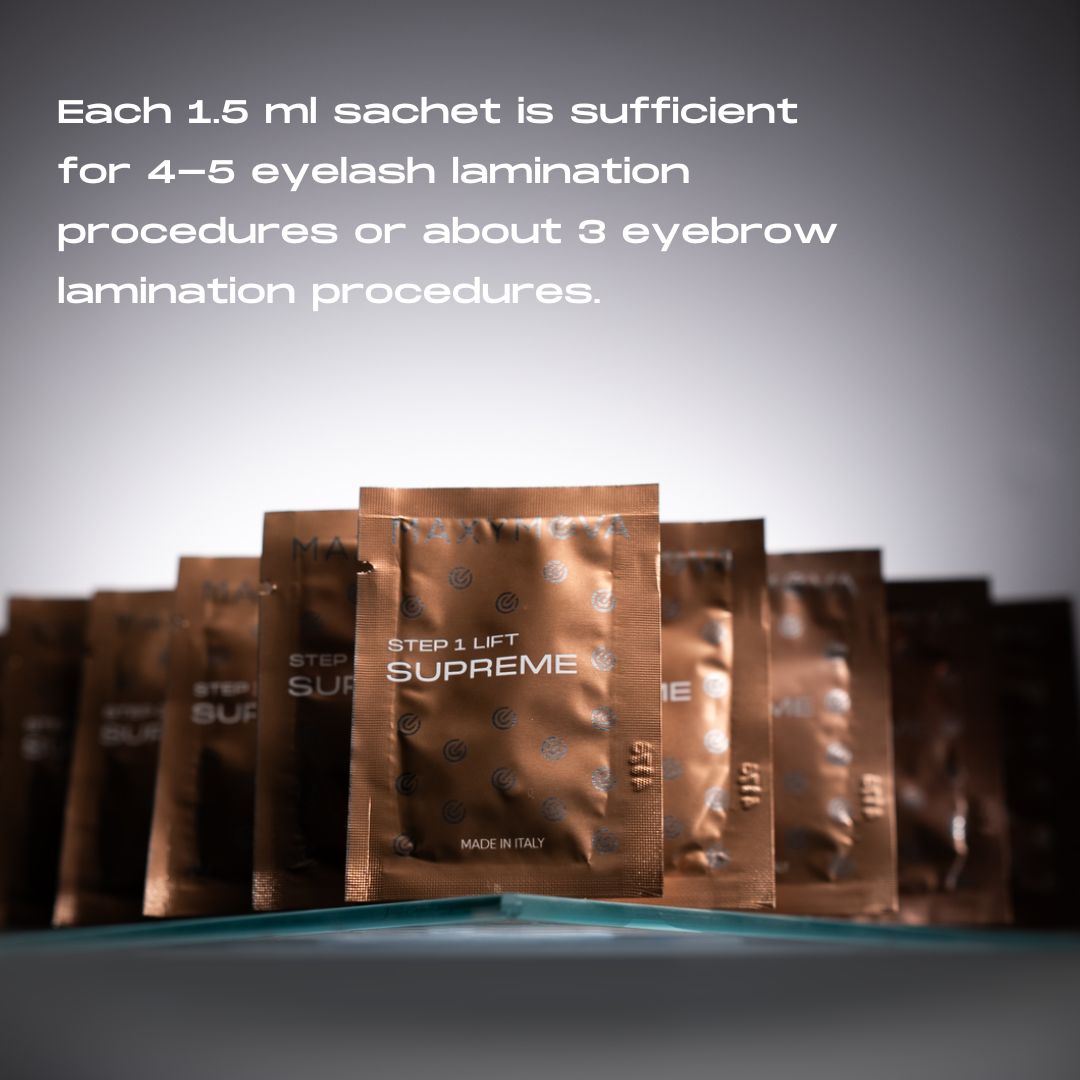 SUPREME SACHETS KIT FOR BROW AND LASH LAMINATION MAXYMOVA